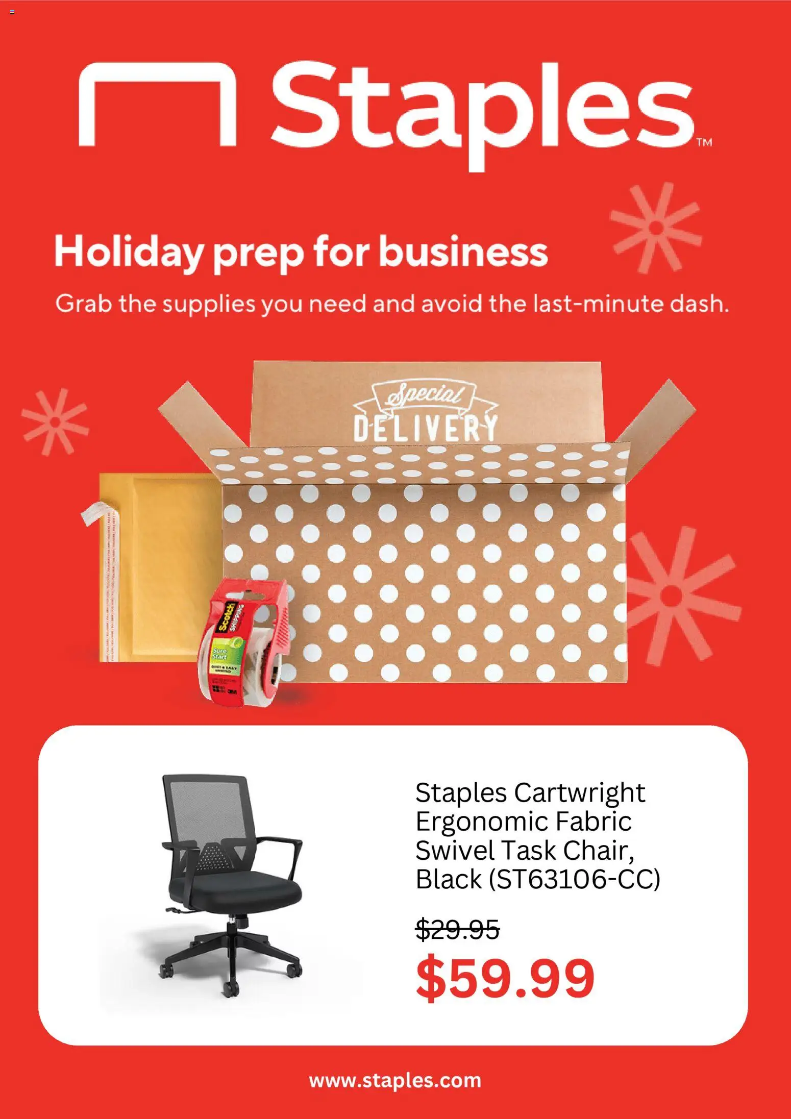 Staples Weekly Ad - page 1- valid from 10/18/2026