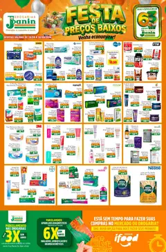 Pré-visualização Supermercados Joanin ofertas Drogaria válida a partir de 16/09/2026