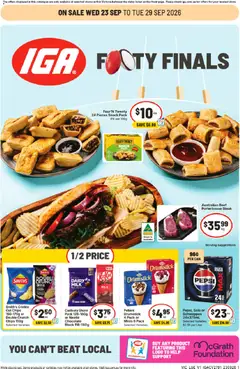 IGA catalogue preview - valid from 23/09/2026