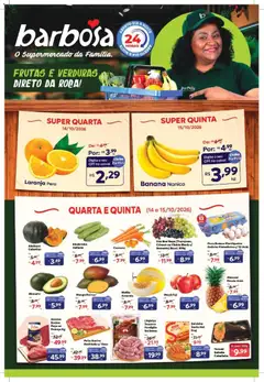 Pré-visualização Barbosa Supermercados - Ofertas da semana válida a partir de 14/10/2026