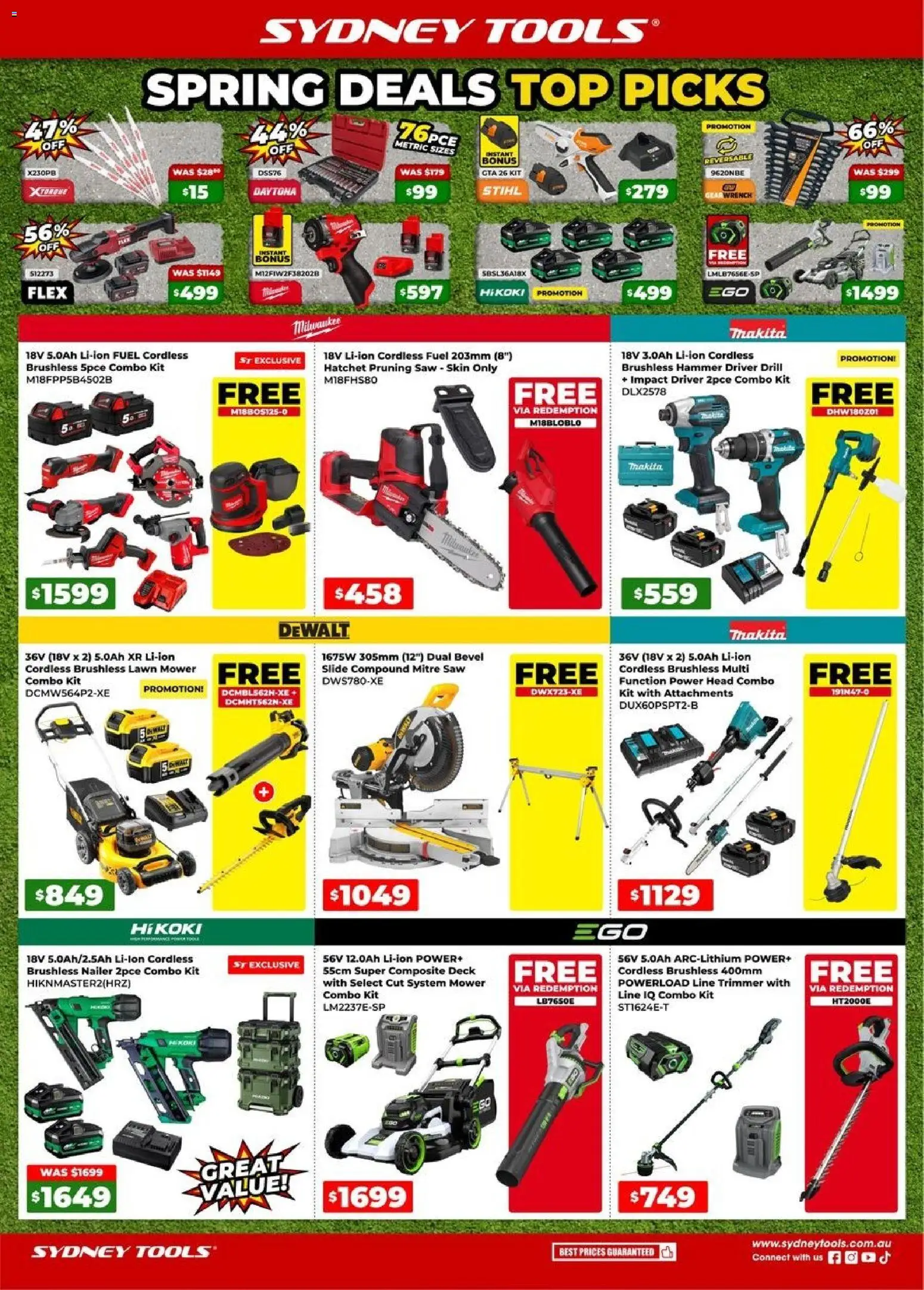 Sydney Tools catalogue - page 1- valid from 17/09/2026