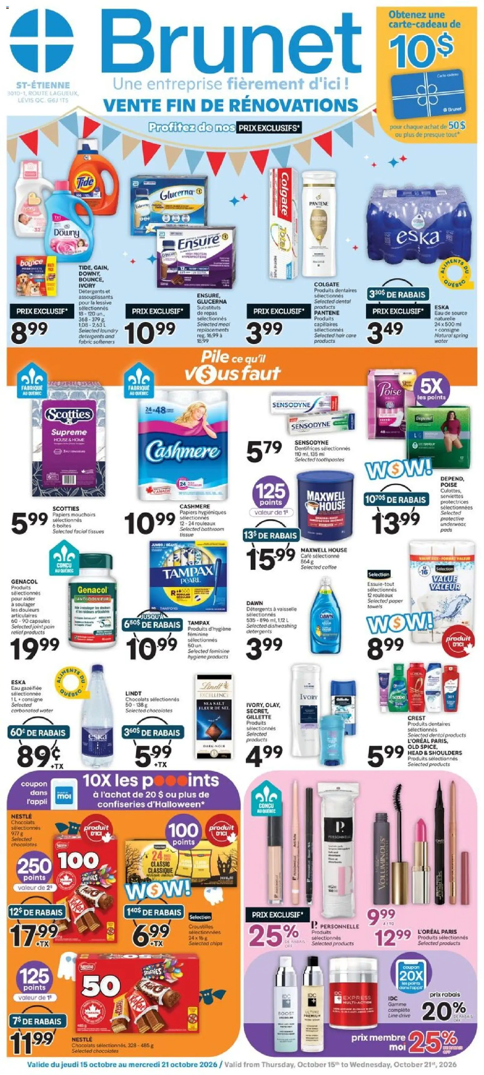 Brunet circulaire - Vente fin do rénovations - page 1- valid from Oct 15, 2026