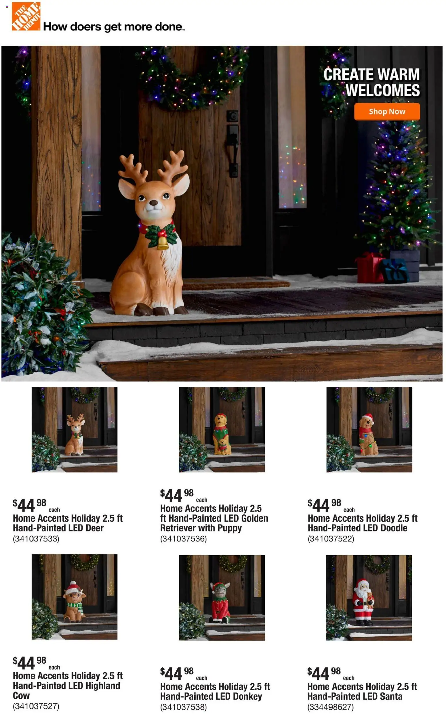 Home Depot Weekly Ad - page 1- valid from 10/22/2026