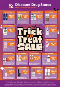 Discount Drug Stores catalogue preview - valid from 15/10/2026