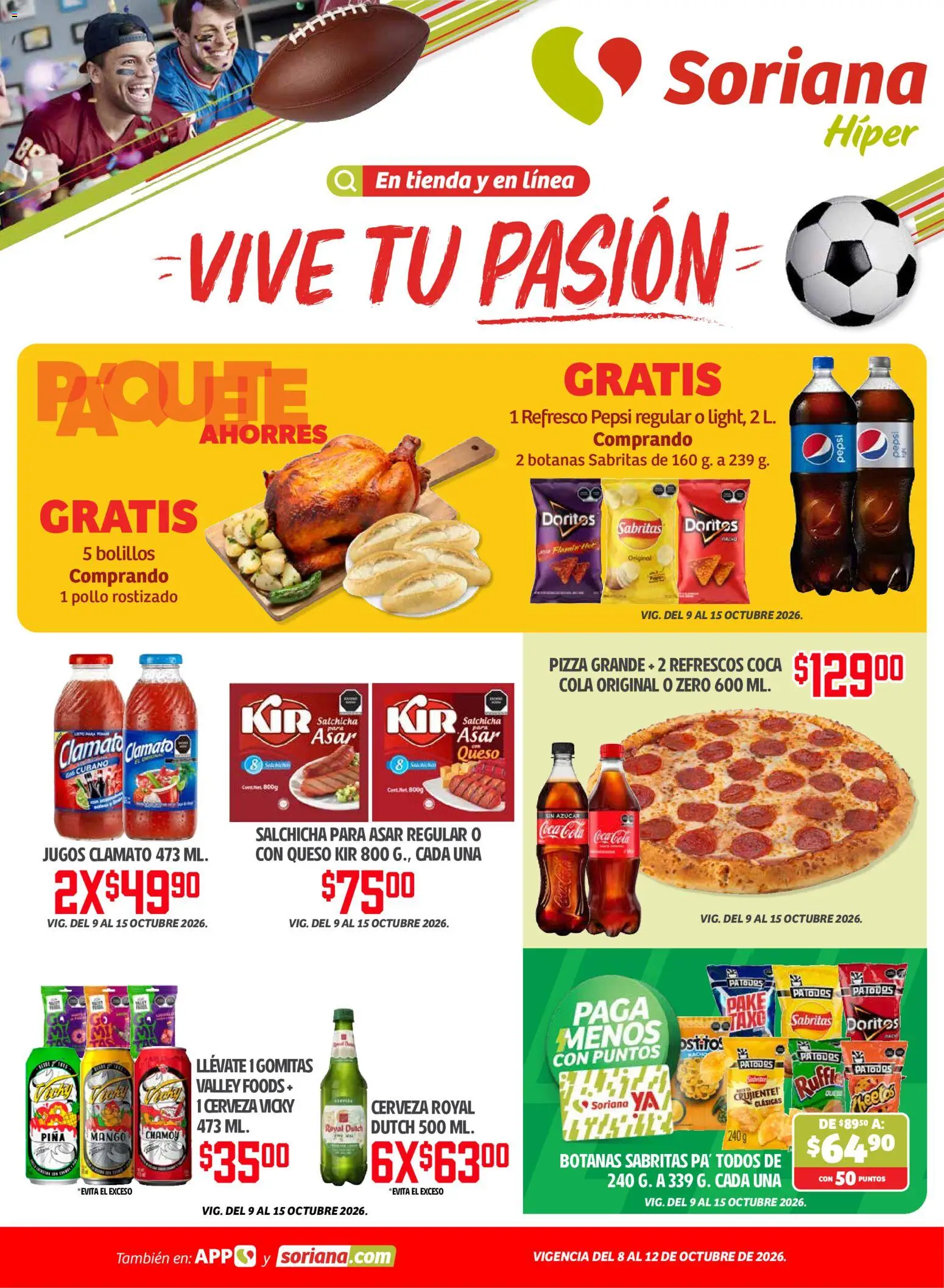 Soriana folleto - página 1- válido desde 08/10/2026