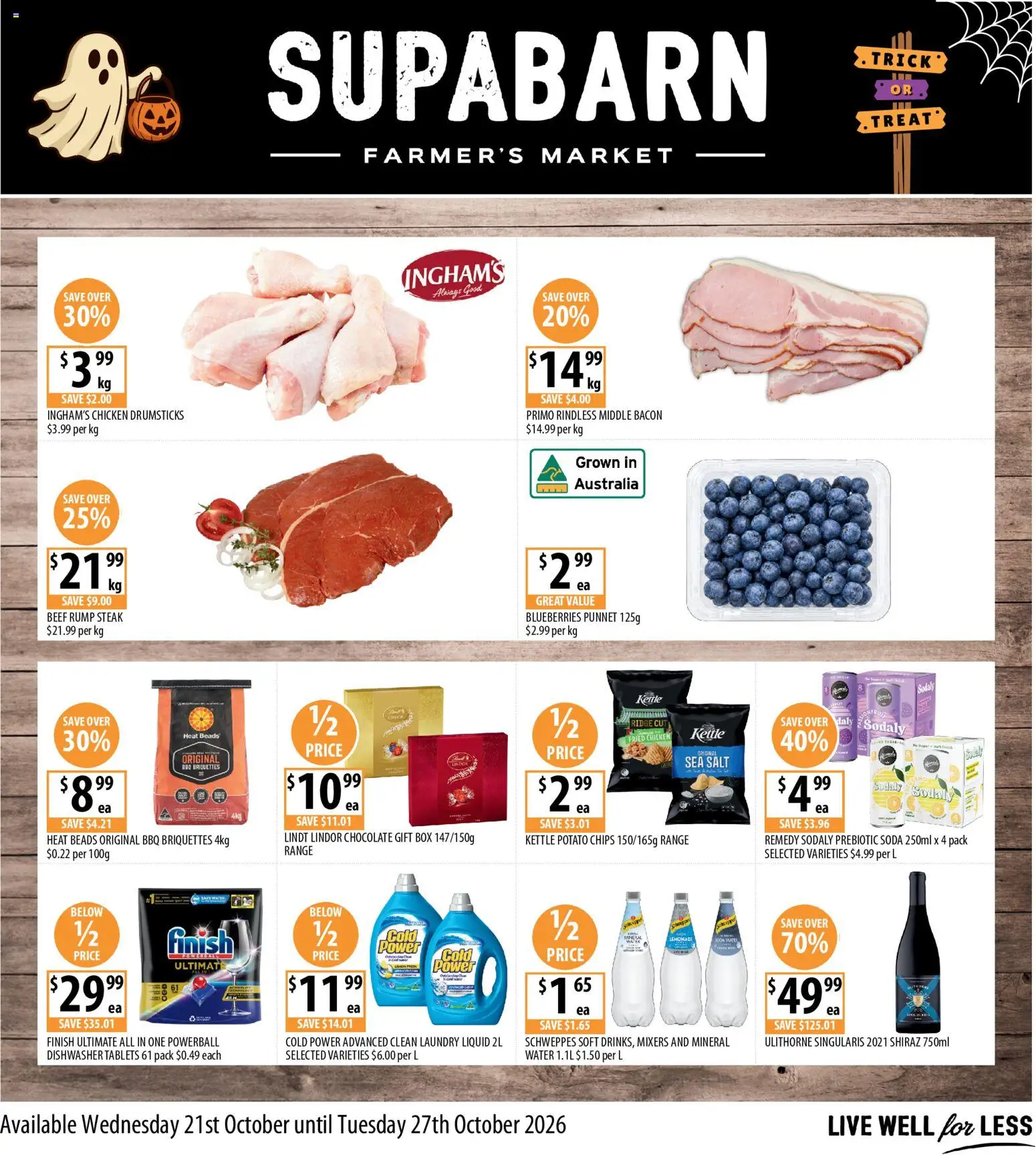 Supabarn catalogue - page 1- valid from 21/10/2026