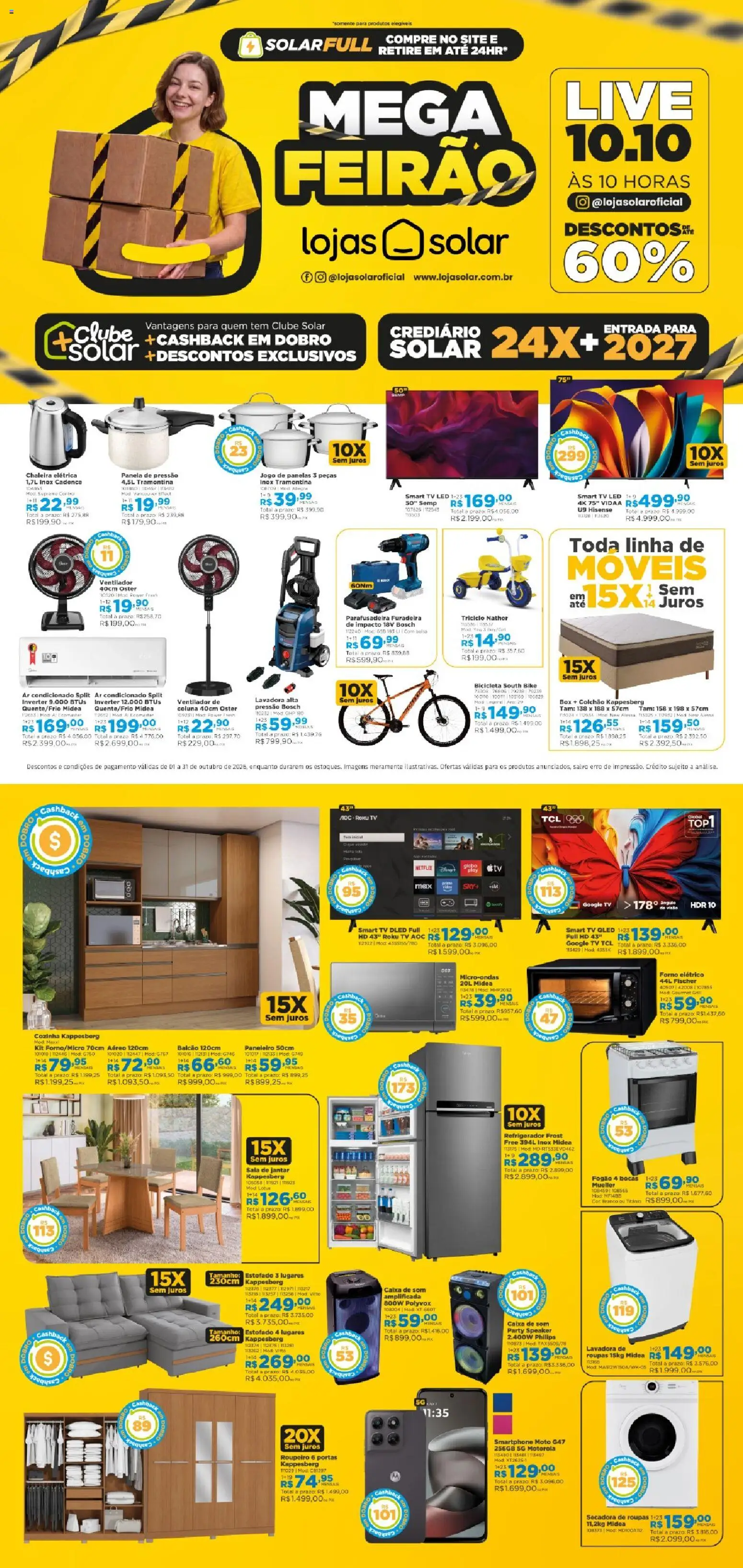 Lojas Solar - Ofertas atuais - página 1- válido a partir de 01/10/2026
