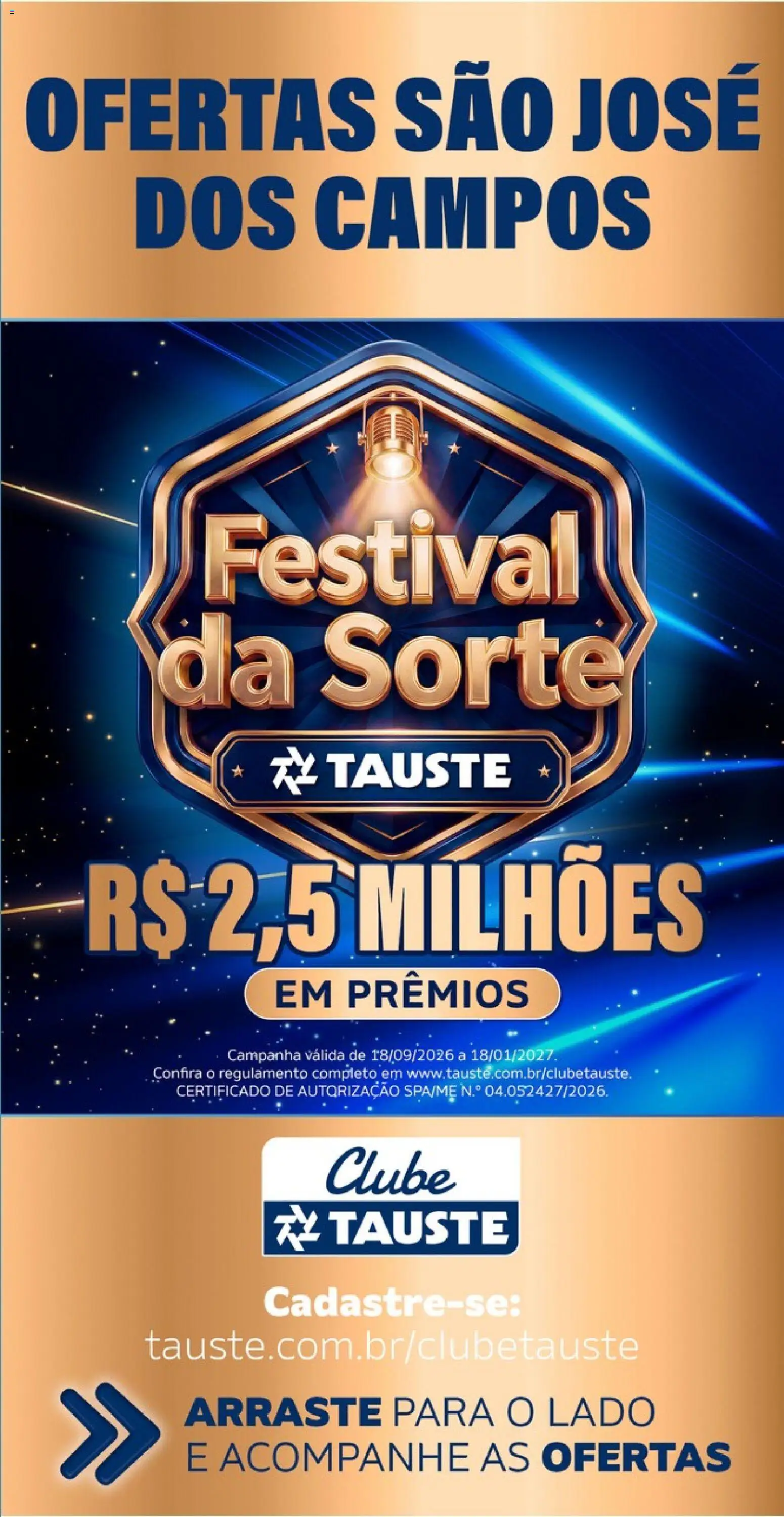 Tauste - Ofertas da semana - página 1- válido a partir de 18/09/2026
