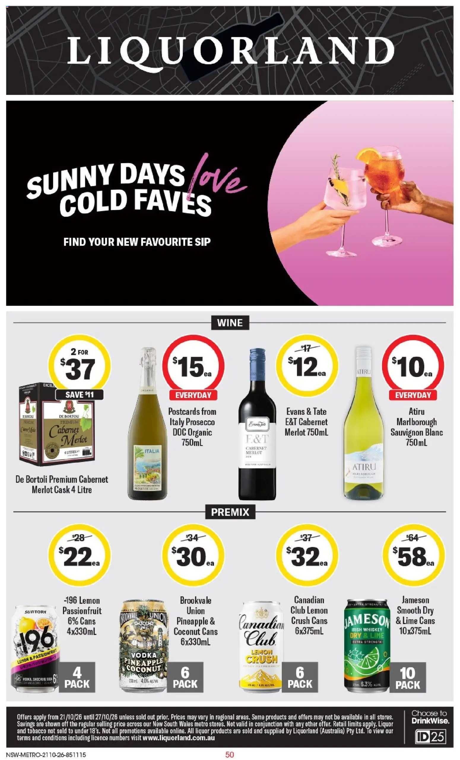 Liquorland catalogue - page 1- valid from 21/10/2026
