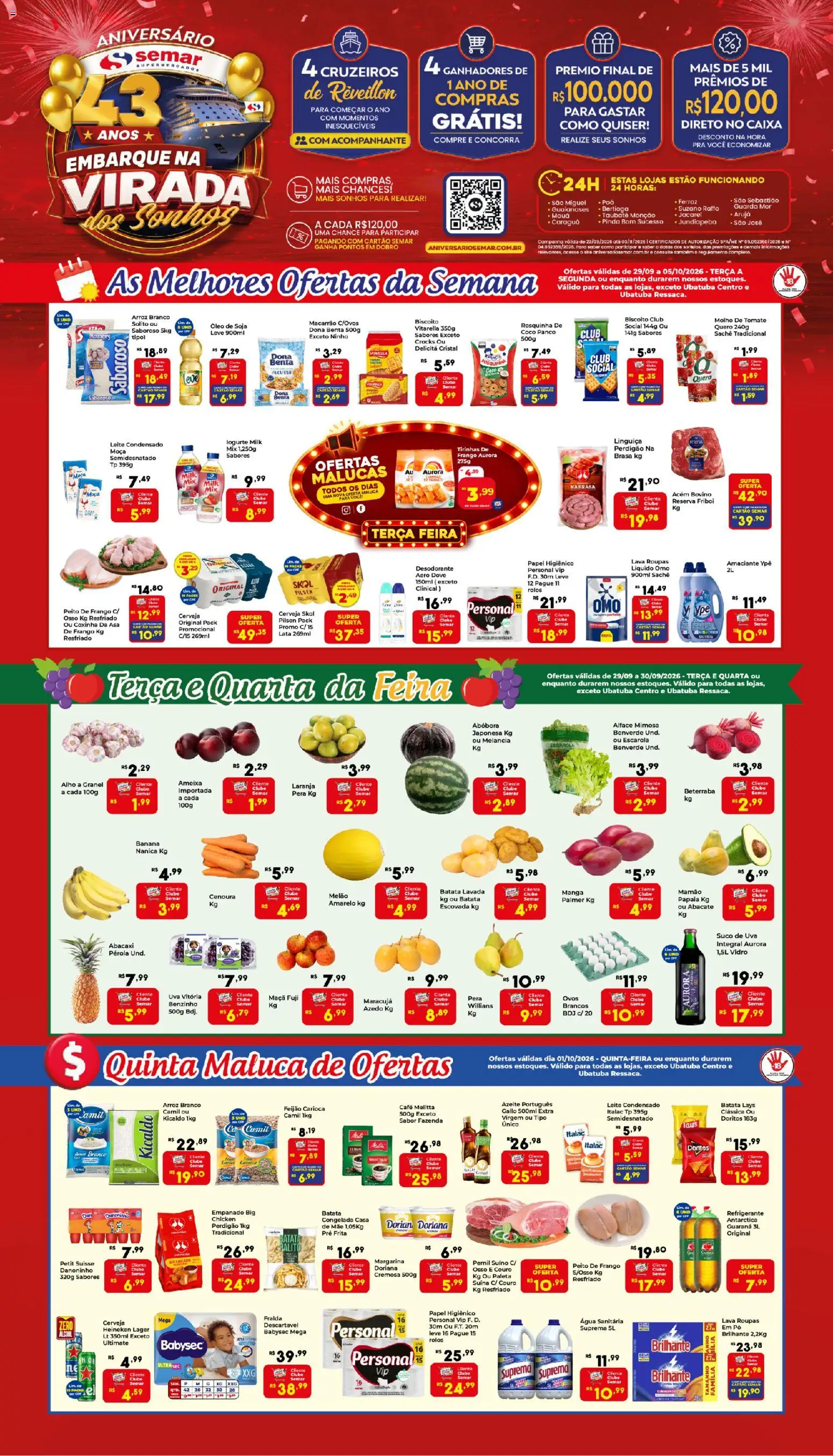 Semar Supermercado - Ofertas da semana - página 1- válido a partir de 29/09/2026

