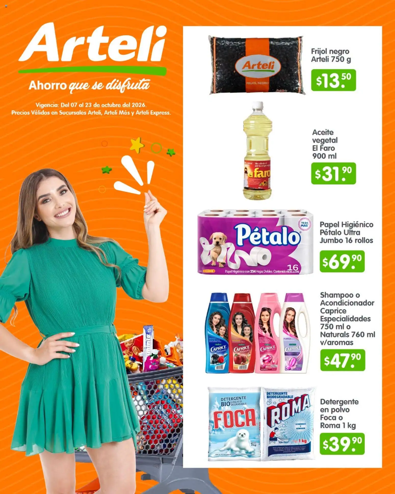 Arteli folleto Quincenal - página 1- válido desde 07/10/2026