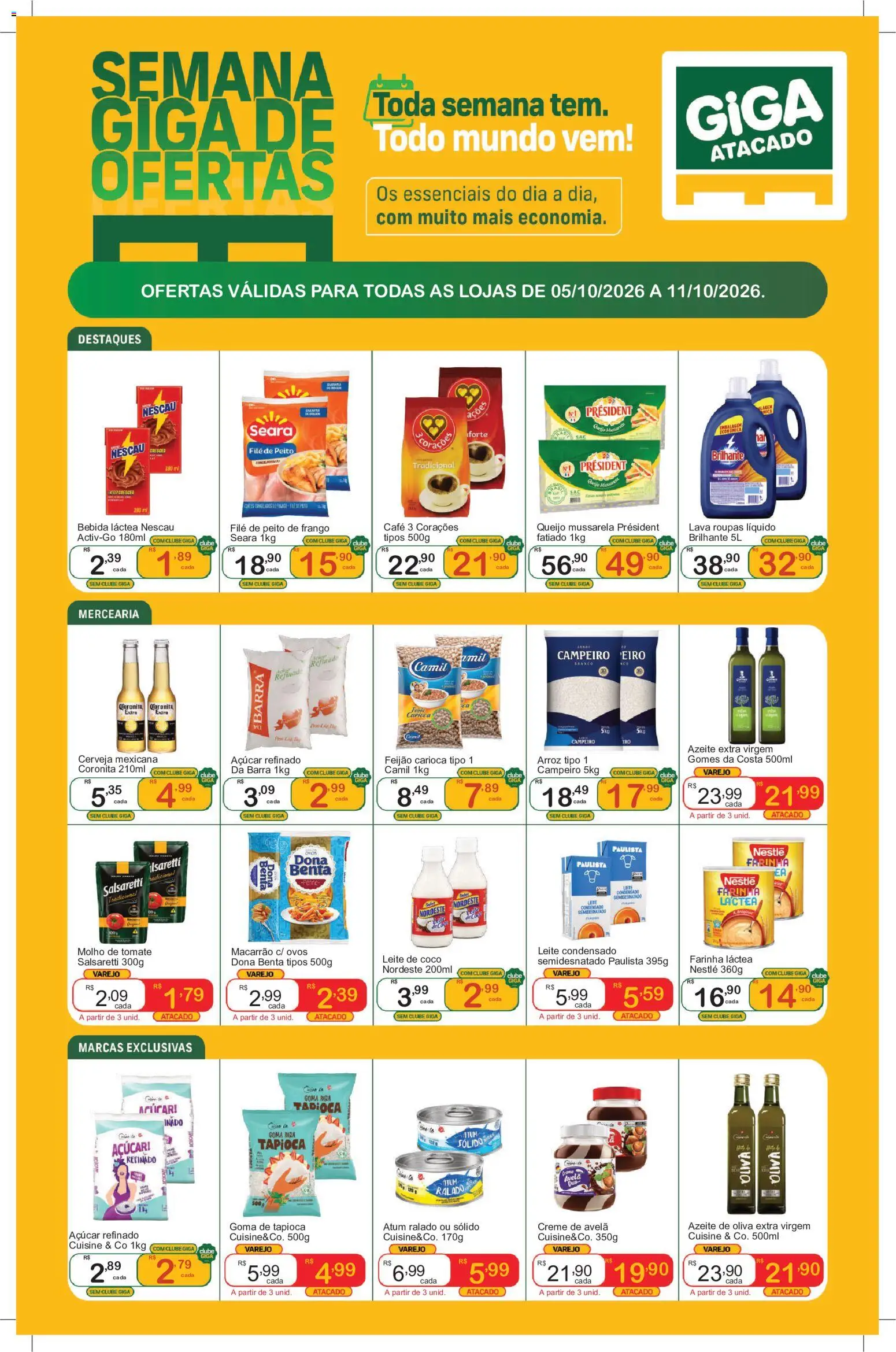 GIGA Atacado - Ofertas da semana - página 1- válido a partir de 05/10/2026
