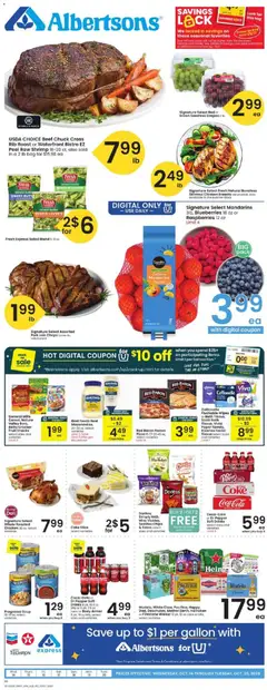 Preview Albertsons Weekly Ad valid from 10/14/2026