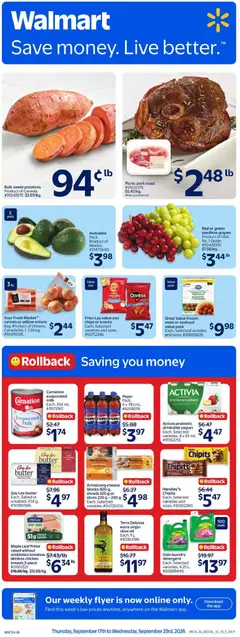 Preview Walmart weekly flyer valid from Sep 17, 2026