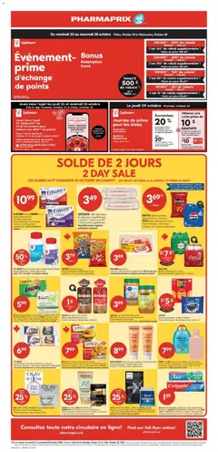 Preview Pharmaprix weekly flyer / circulaire valid from Oct 24, 2026