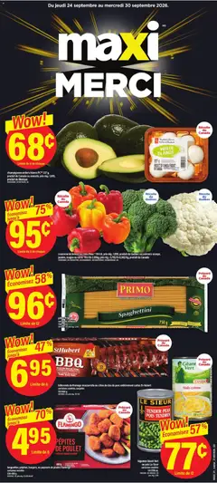 Preview Maxi weekly flyer / circulaire valid from Sep 24, 2026