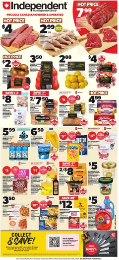 Preview Independent Grocer weekly flyer / circulaire valid from Sep 24, 2026