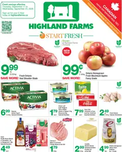 Preview Highland Farms weekly flyer / circulaire valid from Sep 17, 2026