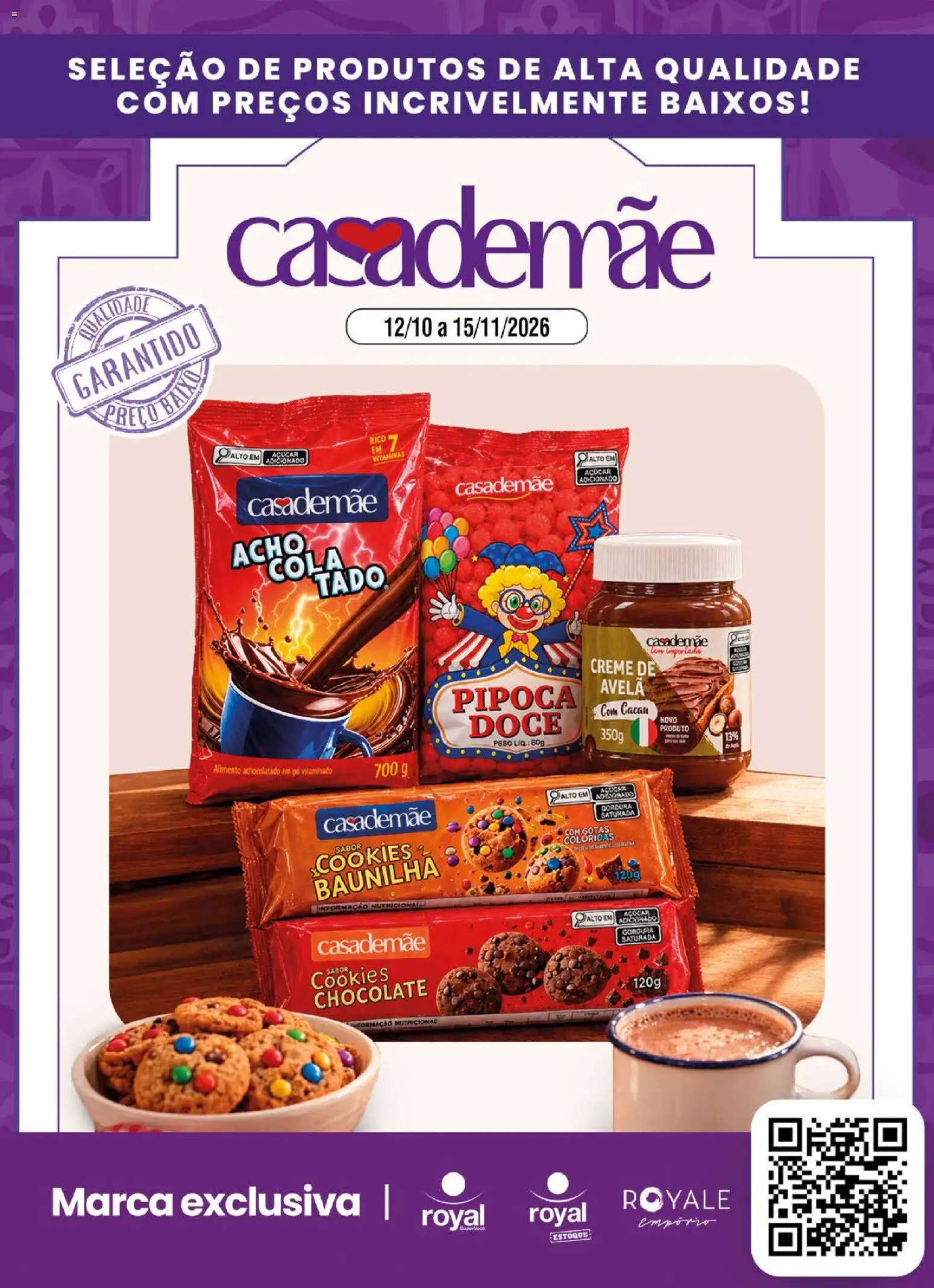 Royal Supermercados ofertas Casa de Mãe - página 1- válido a partir de 12/10/2026
