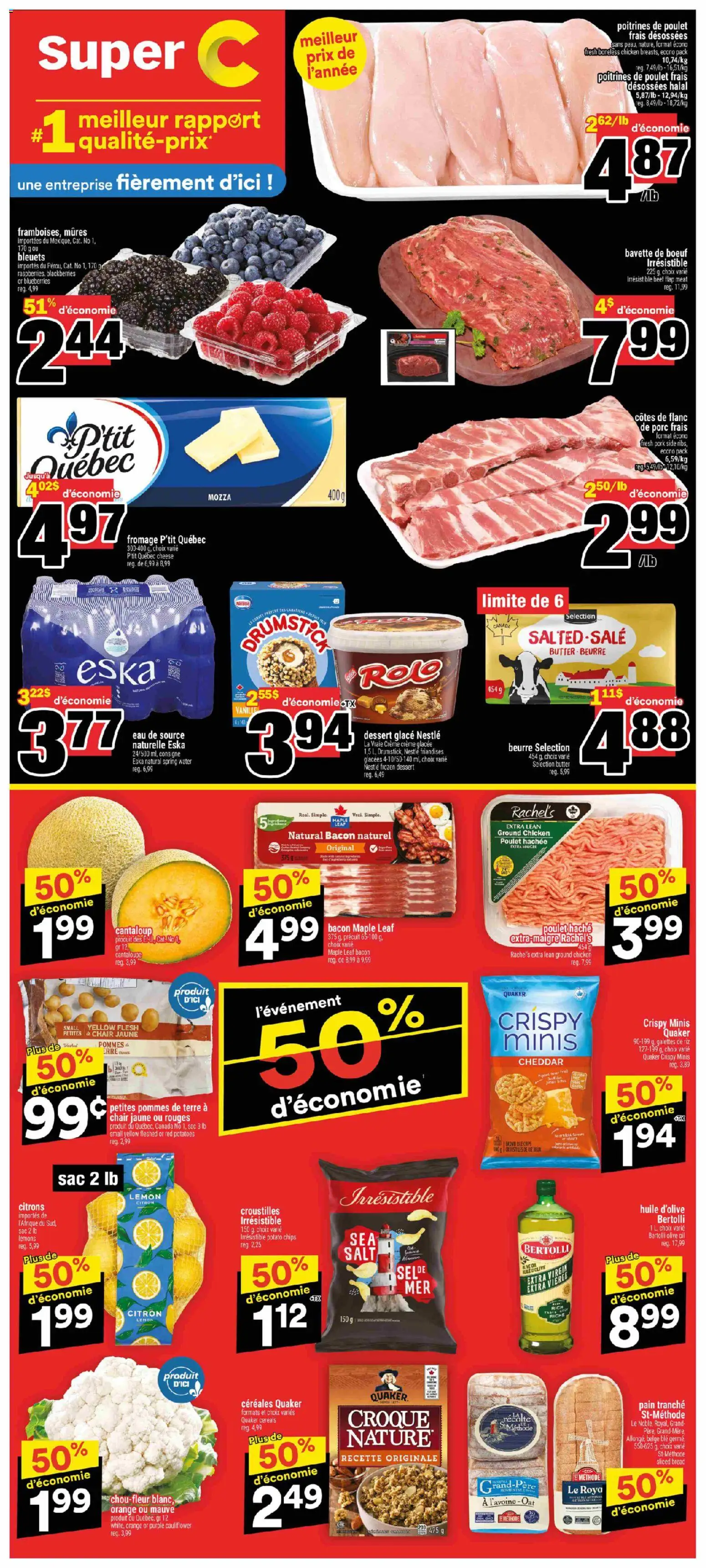 Super C weekly flyer / circulaire - page 1- valid from Oct 1, 2026
