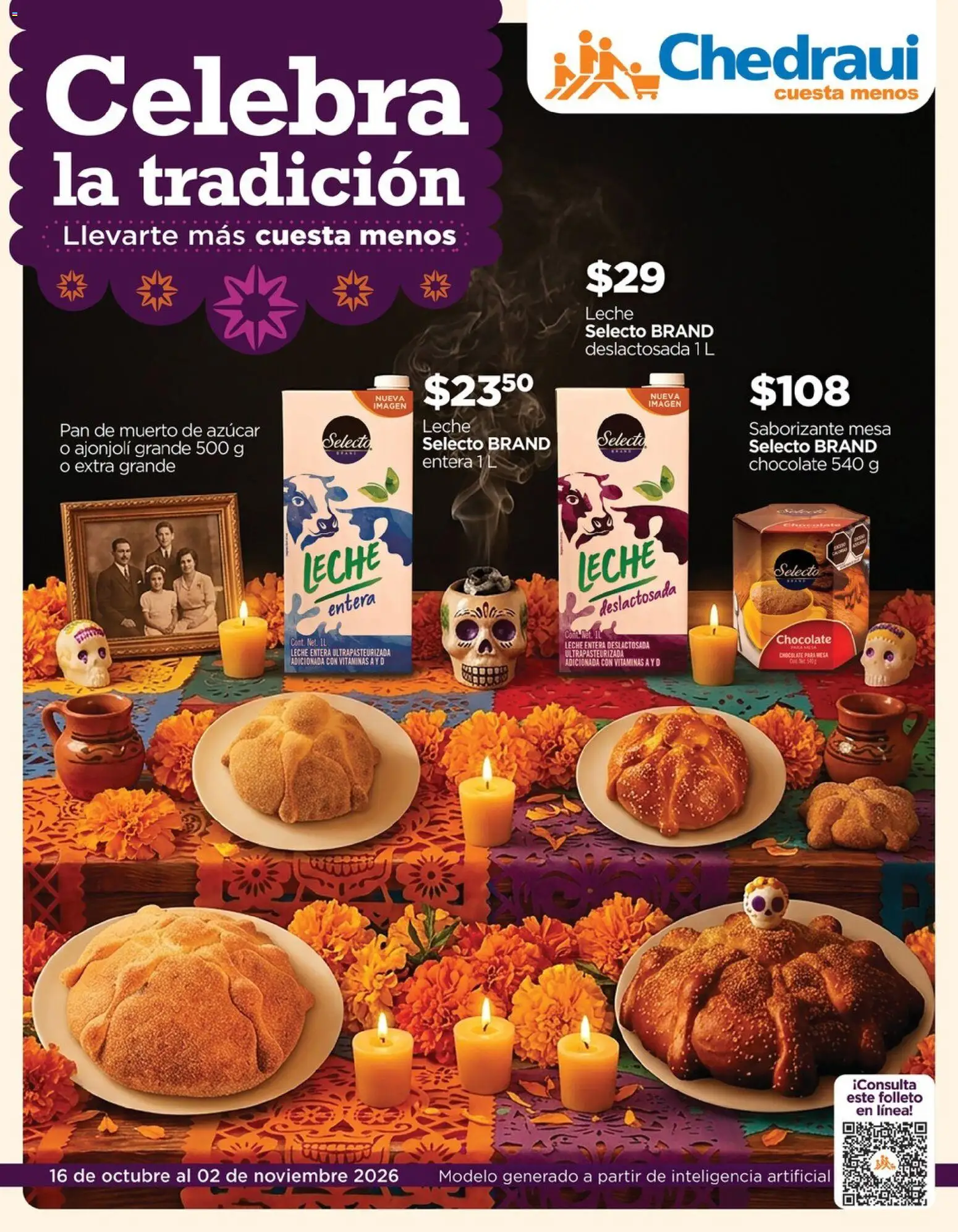 Chedraui folleto - página 1- válido desde 16/10/2026