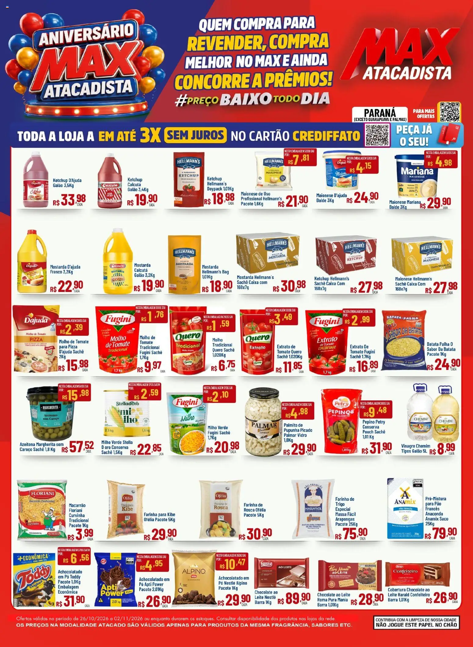 Max Atacadista - Ofertas da semana - página 1- válido a partir de 26/10/2026
