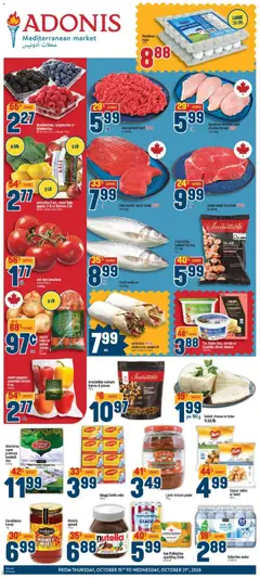 Preview Adonis weekly flyer valid from Oct 15, 2026