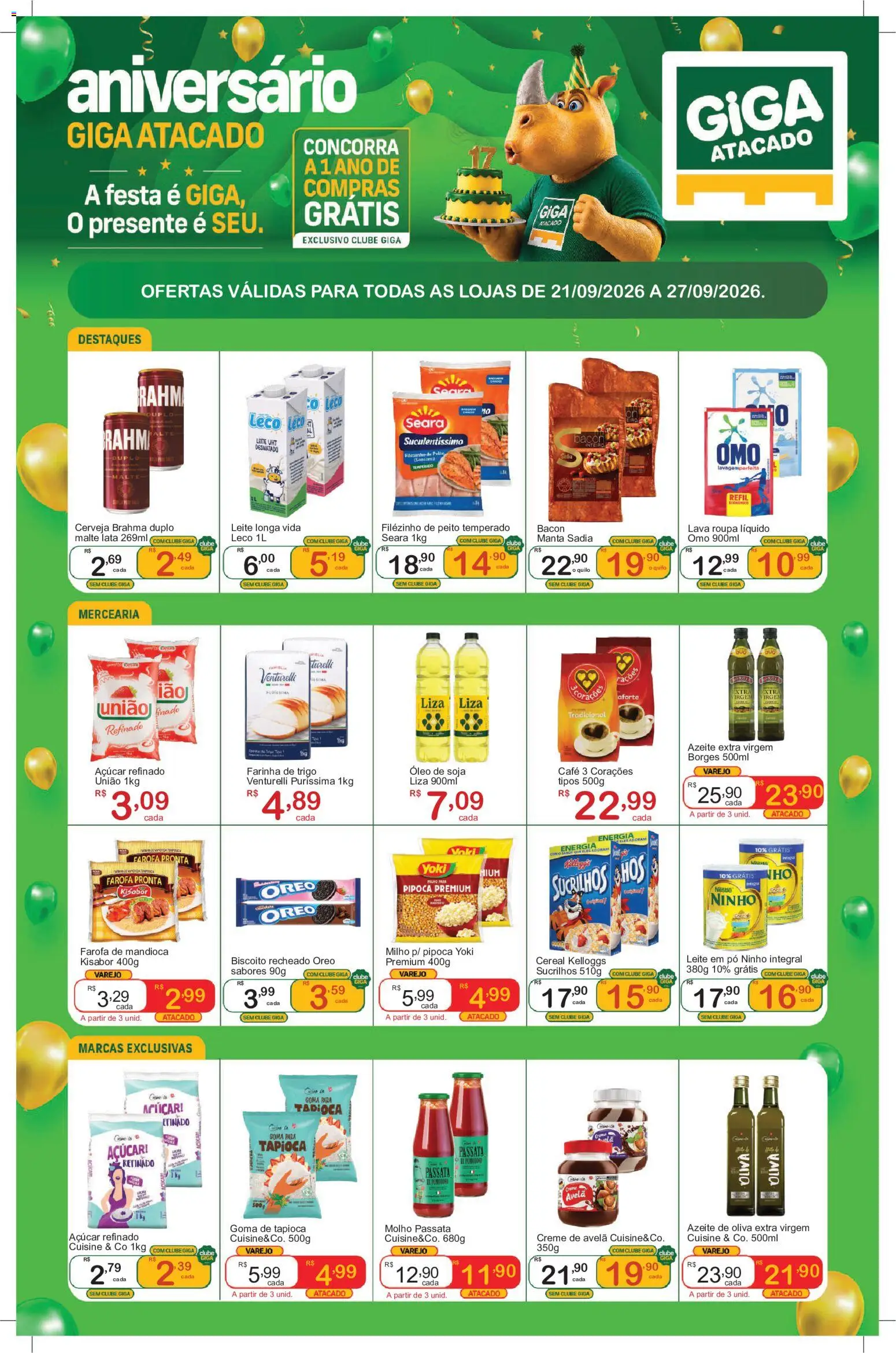 GIGA Atacado - Ofertas da semana - página 1- válido a partir de 20/09/2026
