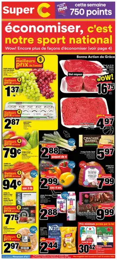Preview Super C weekly flyer / circulaire valid from Oct 8, 2026