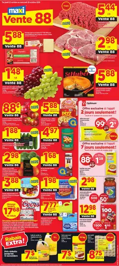 Preview Maxi weekly flyer / circulaire valid from Oct 22, 2026
