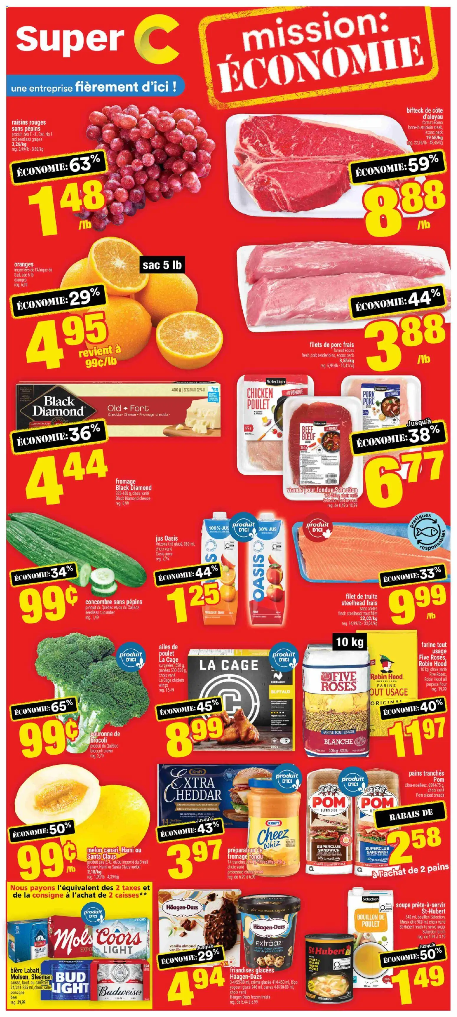 Super C weekly flyer / circulaire - page 1- valid from Sep 24, 2026