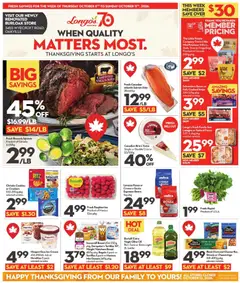 Preview Longo's weekly flyer / circulaire valid from Oct 8, 2026