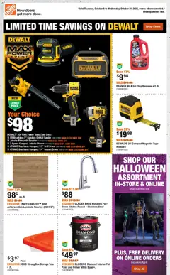Preview Home Depot weekly flyer / circulaire valid from Oct 8, 2026