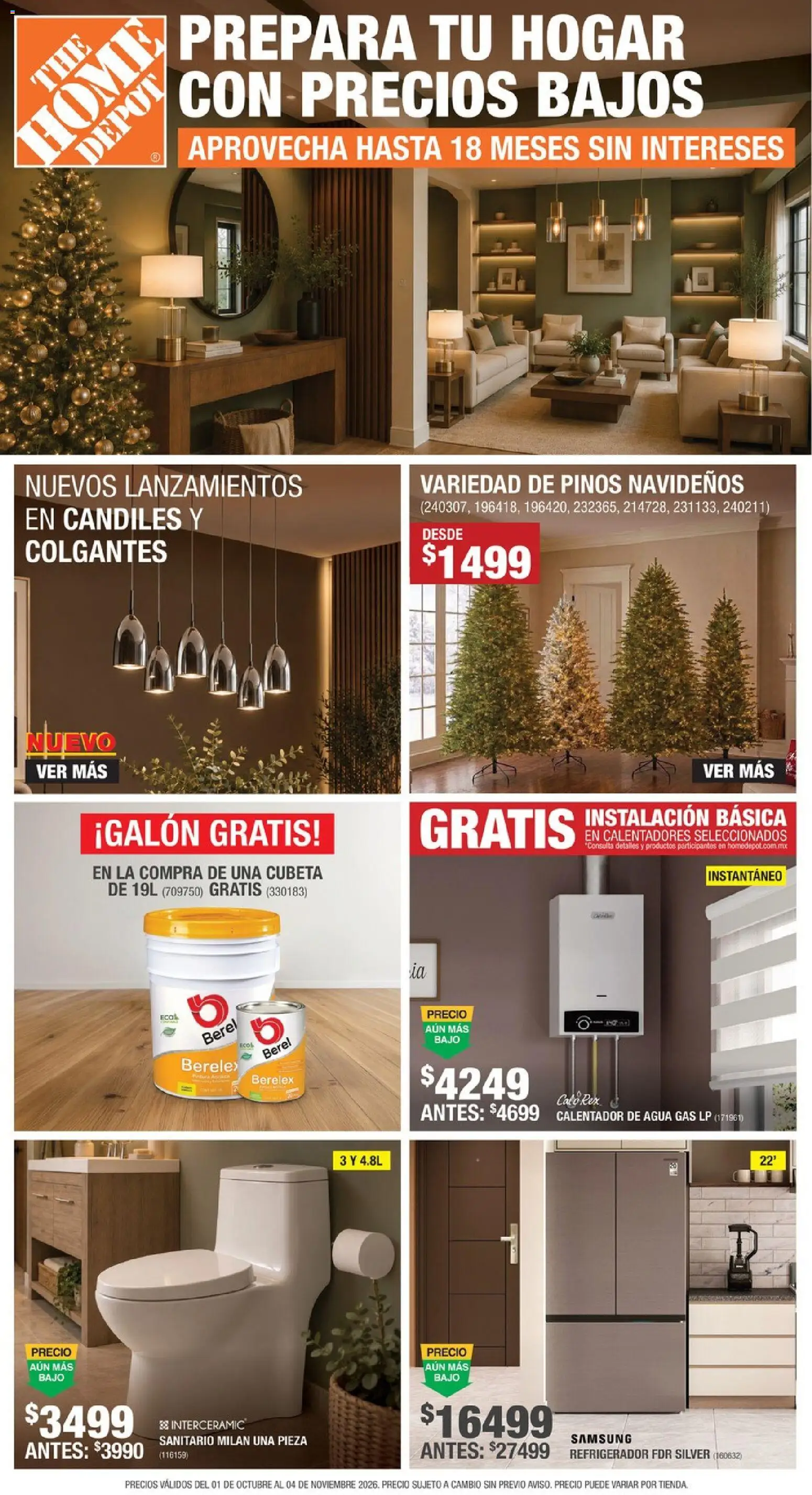 Home Depot catálogo - página 1- válido desde 01/10/2026