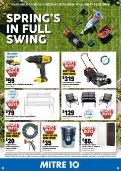 Mitre 10 catalogue preview - valid from 07/10/2026