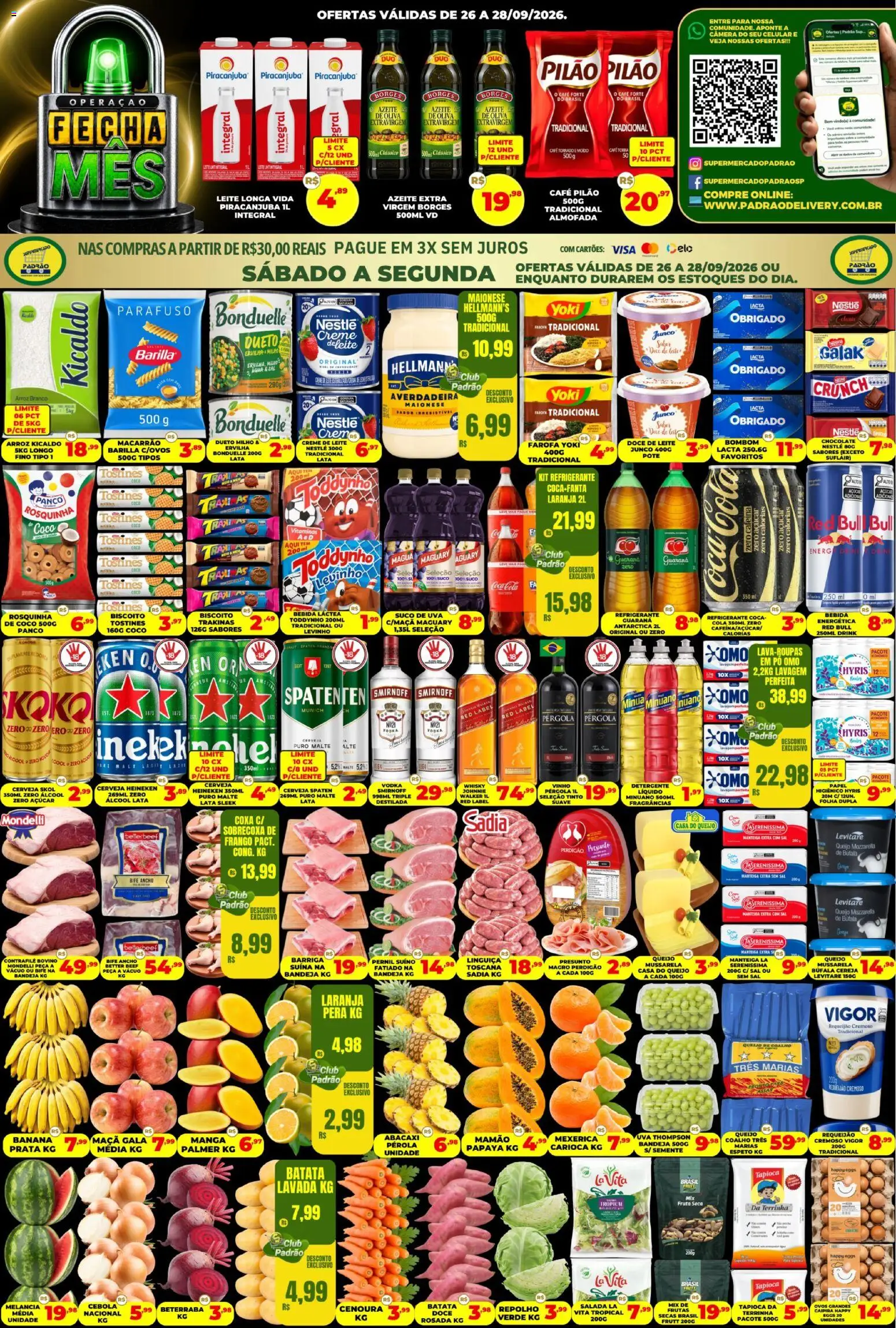 Supermercado Padrão - Ofertas da semana - página 1- válido a partir de 26/09/2026
