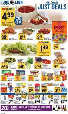 Preview Food Lion Weekly Ad valid from 10/28/2026