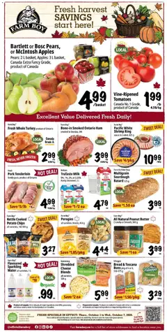 Preview Farm Boy weekly flyer / circulaire valid from Oct 1, 2026
