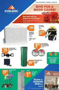 Preview Canac weekly flyer valid from Oct 8, 2026