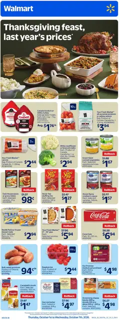 Preview Walmart weekly flyer valid from Oct 1, 2026
