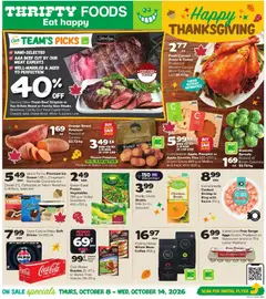 Preview Thrifty Foods weekly flyer / circulaire valid from Oct 8, 2026