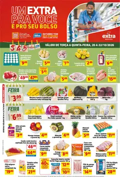 Pré-visualização Extra ofertas de Mercado Terça e Quinta válida a partir de 20/10/2026