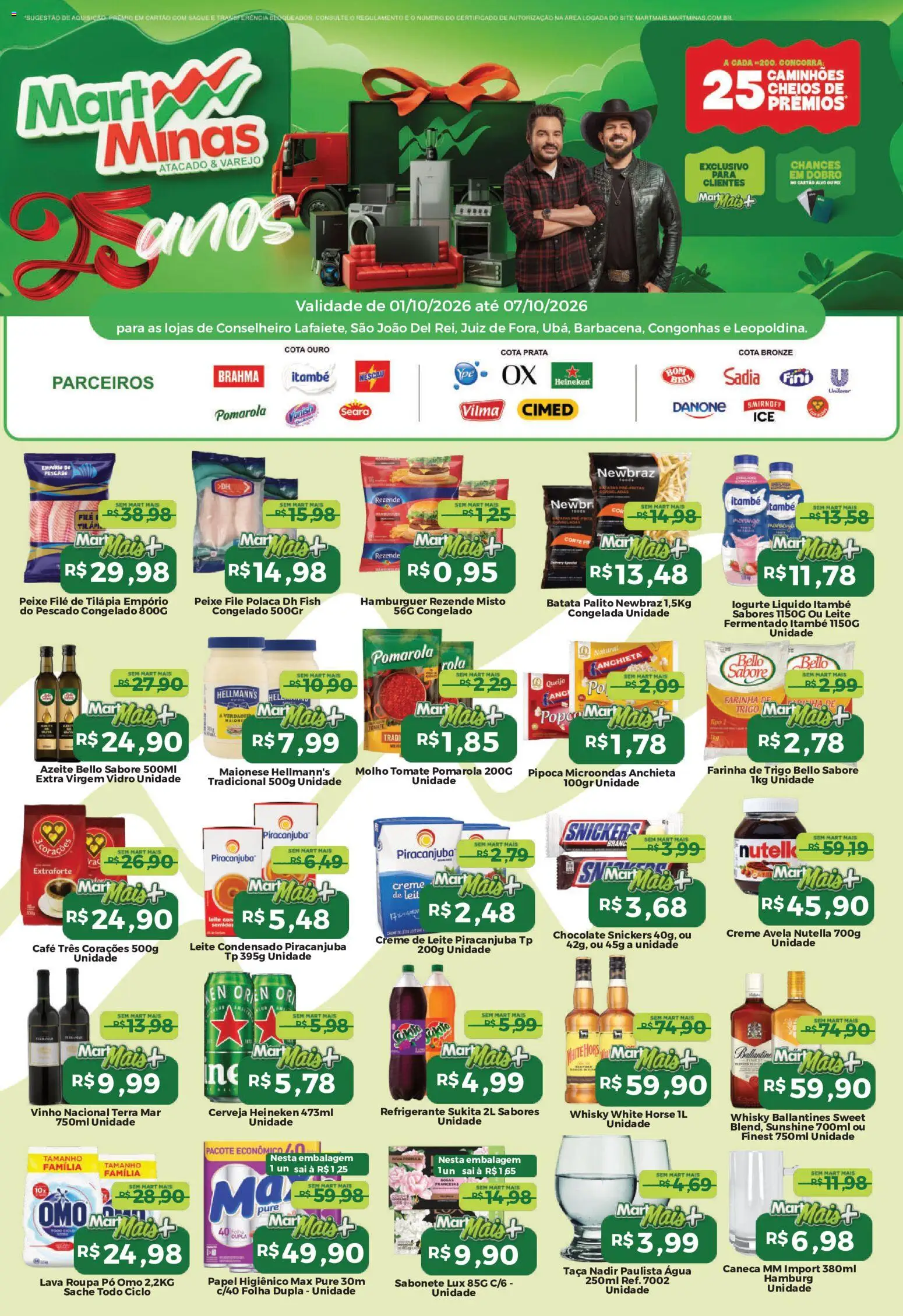 Mart Minas ofertas - página 1- válido a partir de 01/10/2026
