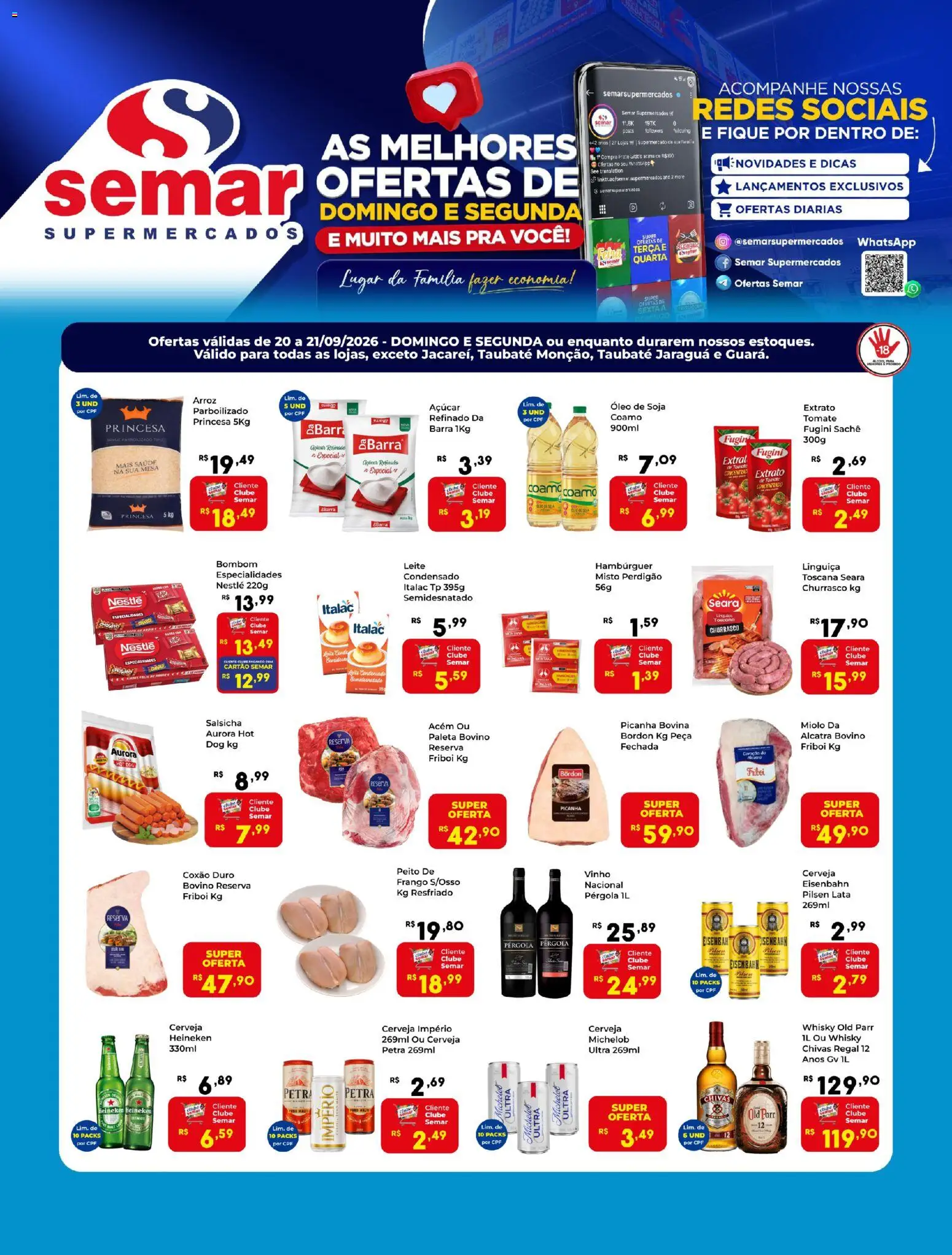 Semar Supermercado - Ofertas da semana - página 1- válido a partir de 20/09/2026
