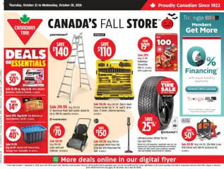 Preview Canadian Tire weekly flyer valid from Oct 22, 2026