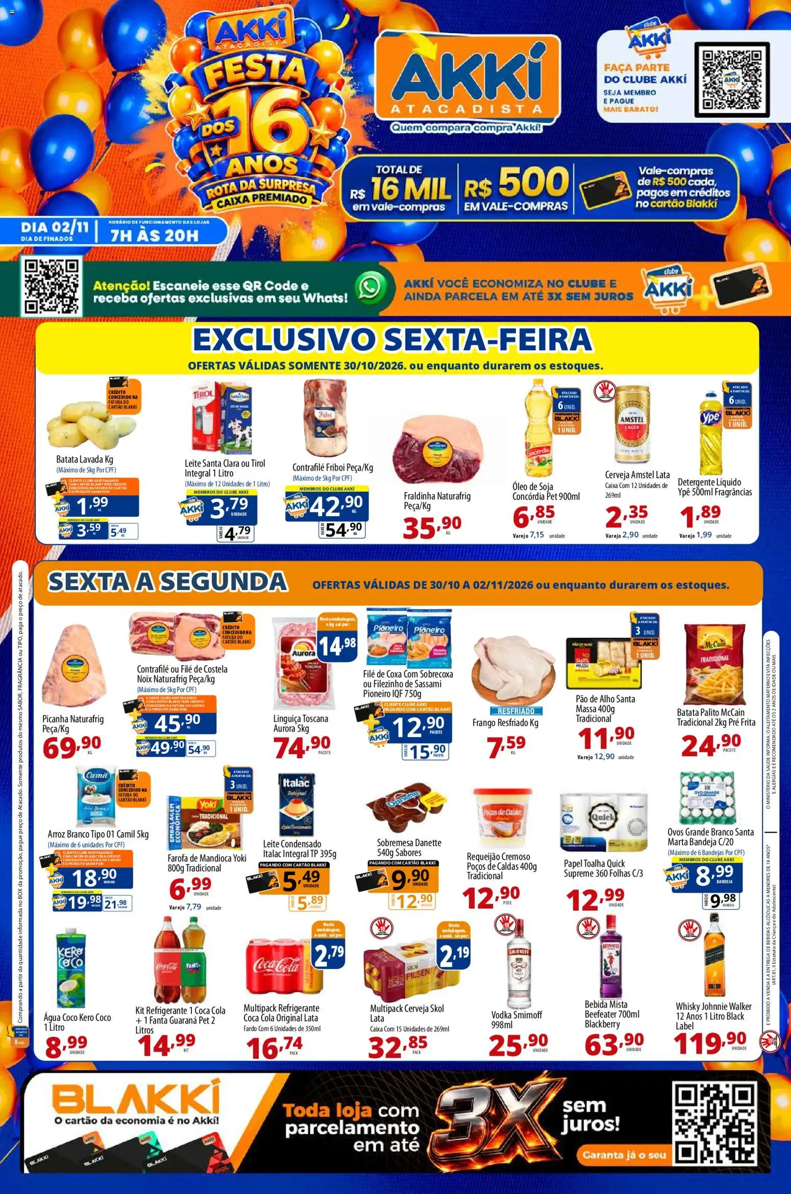 Akki Atacadista - Ofertas da semana - página 1- válido a partir de 30/10/2026
