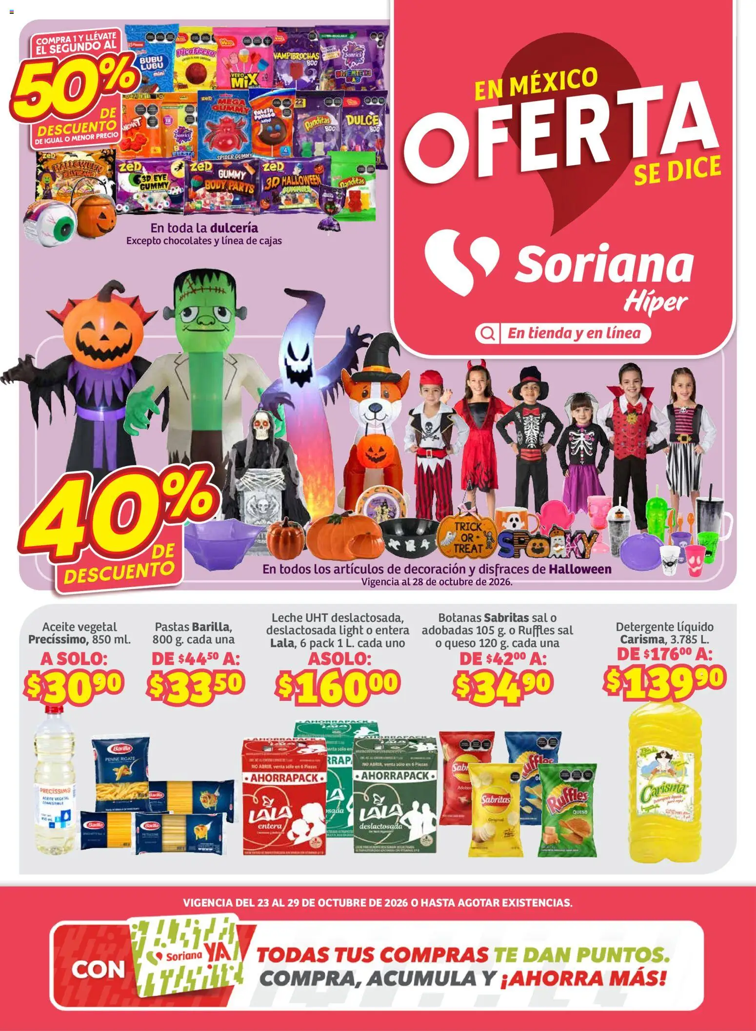 Soriana folleto - página 1- válido desde 23/10/2026