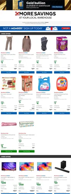 Preview Costco weekly flyer valid from Sep 28, 2026