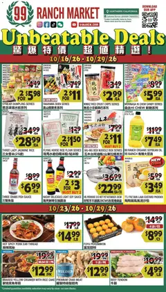 Preview 99 Ranch Market Weekly Ad valid from 10/23/2026