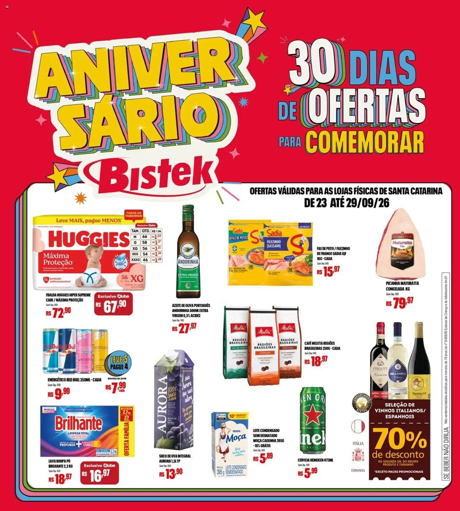 Bistek Supermercados - Ofertas da semana - página 1- válido a partir de 23/09/2026
